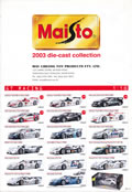 Catalogue Maisto 