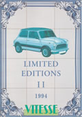 Catalogue Vitesse 1993 - Limited edition Sept-Oct-Nov