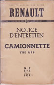 Notice Camionette