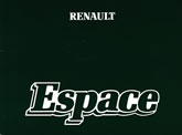 Notice Renault Espace - 12/89