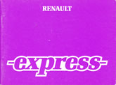 Notice Renault Express - 03/89