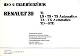 Notice Renault 20