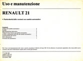 Notice Renault 21