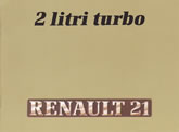 Notice Renault 21 2 litres Turbo