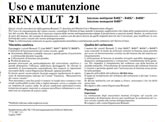 Notice Renault 21