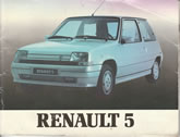 Notice Renault 5 - 09/85