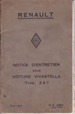 Notice Renault Vivastella